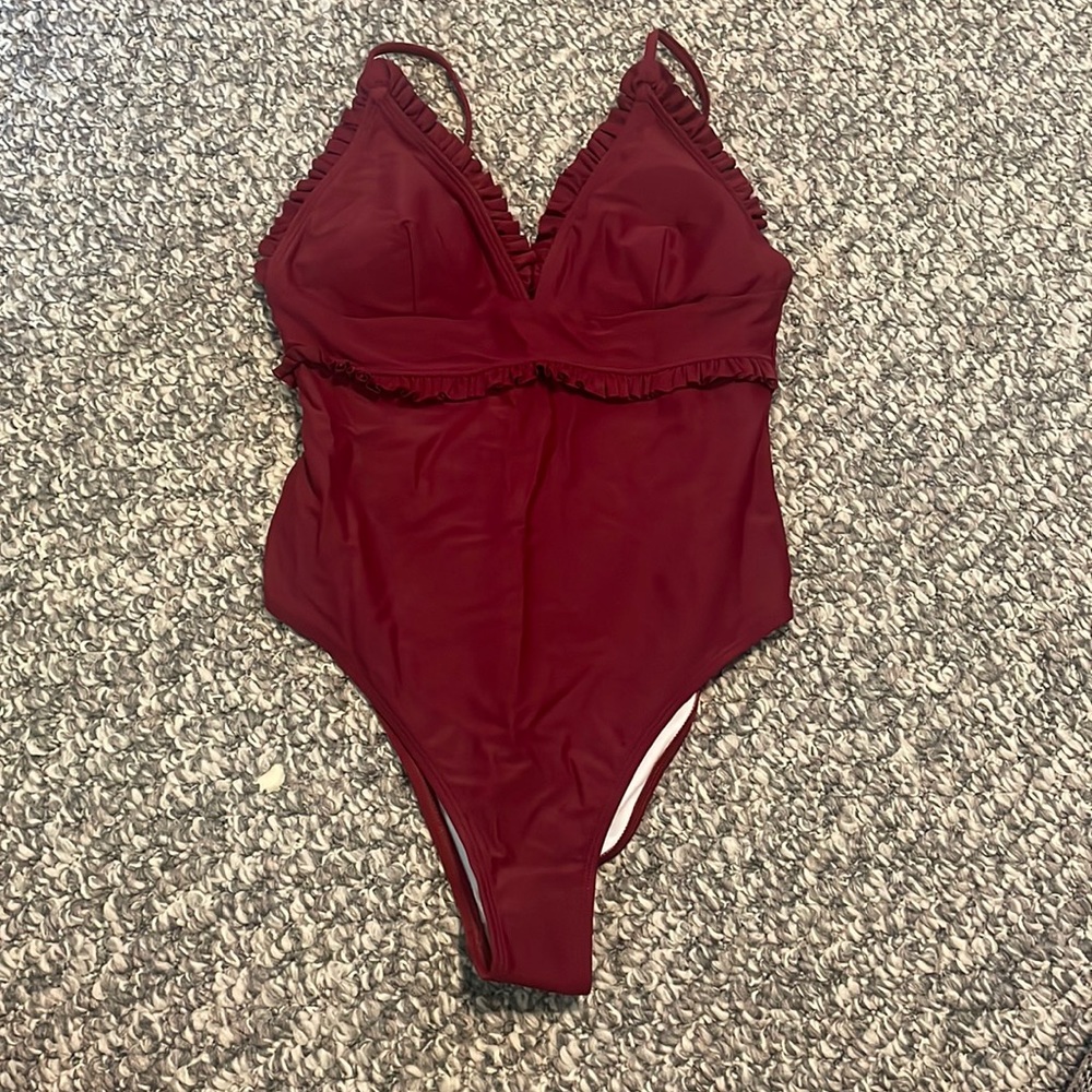 One piece bathing suit